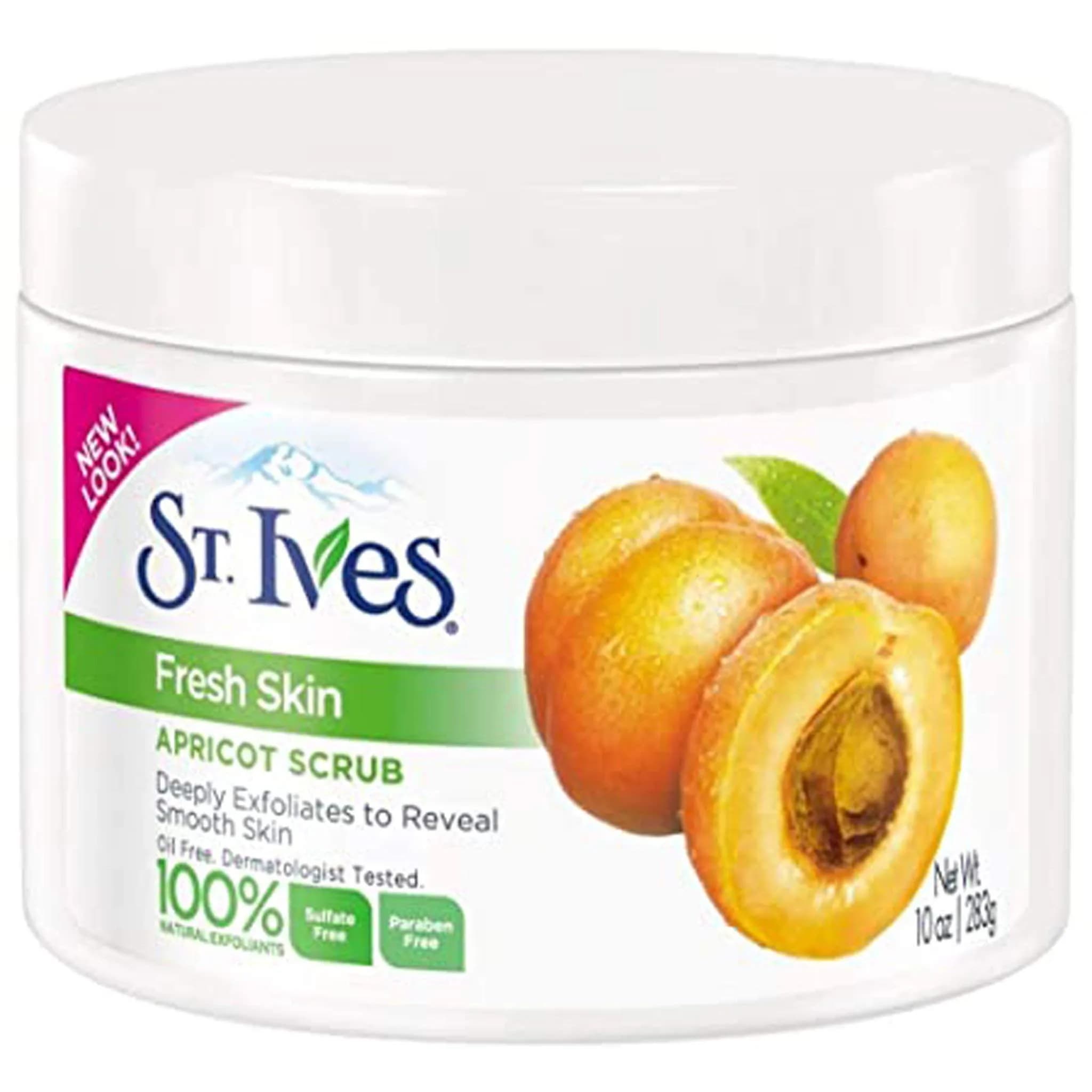 St. Ives Fresh Skin Invigorating Apricot Scrub 295ml (10 Oz) | Deep Cleansing Face Polish with Natural Exfoliants - main product image