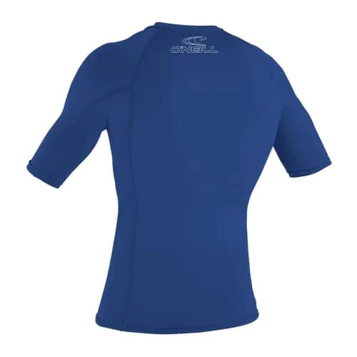 O'NEILL Men’s Basic Skins UPF 50+ S/S Rashguard Large Blue | Sun & Rash Protection for Water Sports thumbnail 4