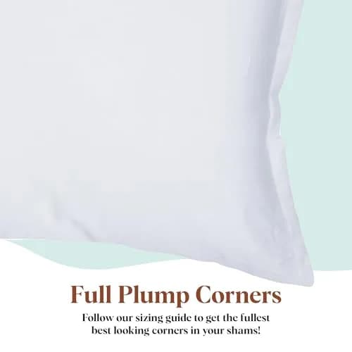 Pillowflex Synthetic Down Pillow Insert 20x26 Inch | Karate Chop Pillow, Hypoallergenic, Washable thumbnail 5