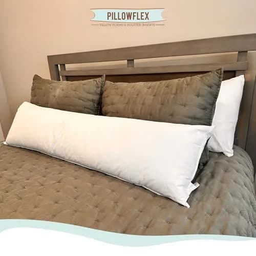 Pillowflex Synthetic Down Pillow Insert 20x26 Inch | Karate Chop Pillow, Hypoallergenic, Washable thumbnail 8