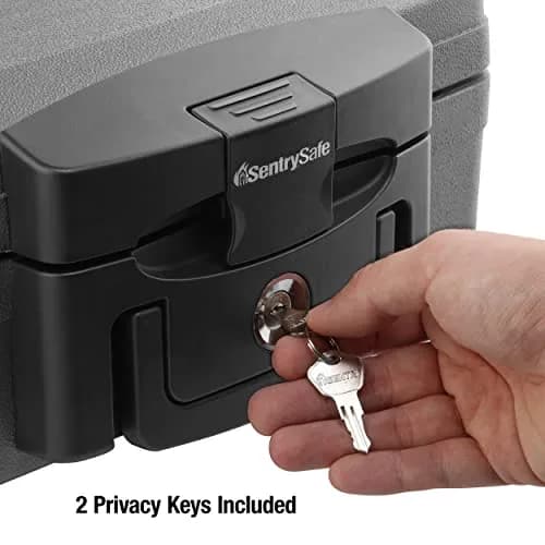 SentrySafe Fireproof and Waterproof Safe H0100CG 0.17 cu ft | ETL Verified for 72 Hours in Water thumbnail 6
