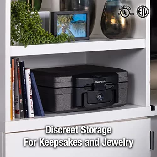 SentrySafe Fireproof and Waterproof Safe H0100CG 0.17 cu ft | ETL Verified for 72 Hours in Water thumbnail 2