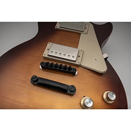 Musiclily Tune-o-matic Bridge and Tailpiece Set for Epiphone Les Paul/SG Style Electric Guitars, Black | 52mm Bridge Spacing, 52.5mm Tailpiece Spacing thumbnail 7
