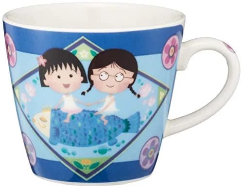 金正陶器(Kaneshotouki) Chibi Maruko-chan Fish Face Mug 270ml | Cute Japanese Porcelain Cup thumbnail 1