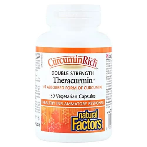 Natural Factors CurcuminRich Double Strength Theracurmin, 30 Capsules | Supports Inflammation & Joint Mobility thumbnail 4