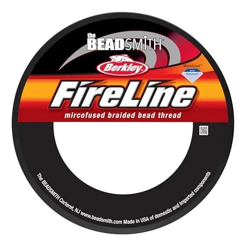 The Beadsmith Fireline Micro-Fused Braided Thread 4lb Test 125 Yds (0.12mm) Crystal | Strongest Fiber Per Diameter thumbnail 8