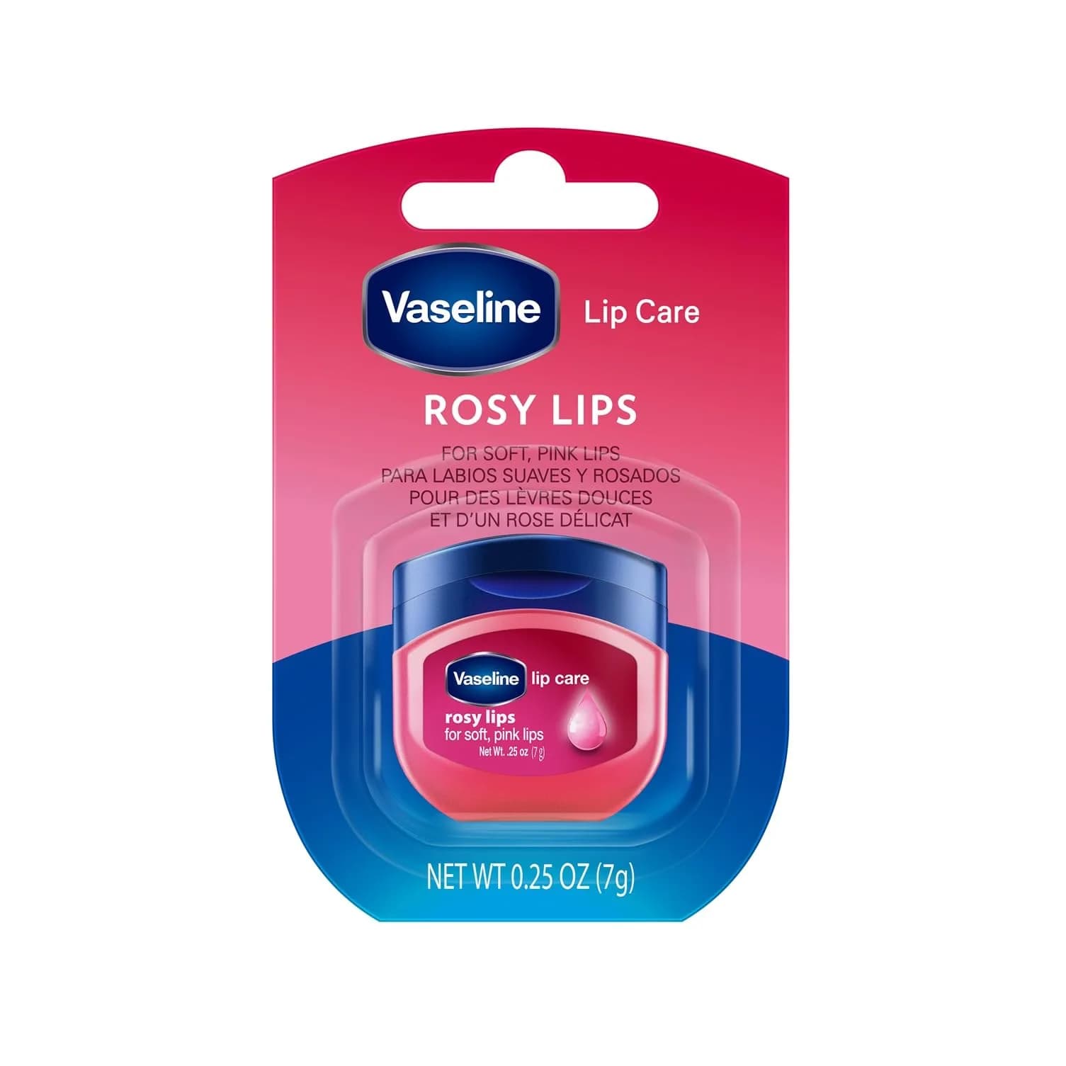 Vaseline Lip Therapy Aloe Vera Tin Lip Balm 0.6 oz (17 g) | Clinically Proven Healing for Dry Lips — 0.25 Ounce