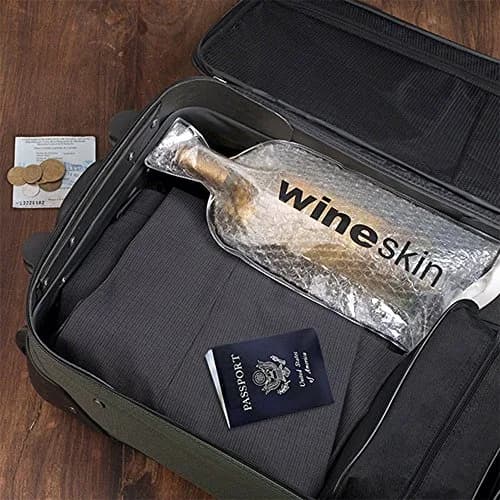 WineSkin Bottle Protector Bags 750ml (8-Pack) | Leak-Proof Travel Protection for Luggage thumbnail 2
