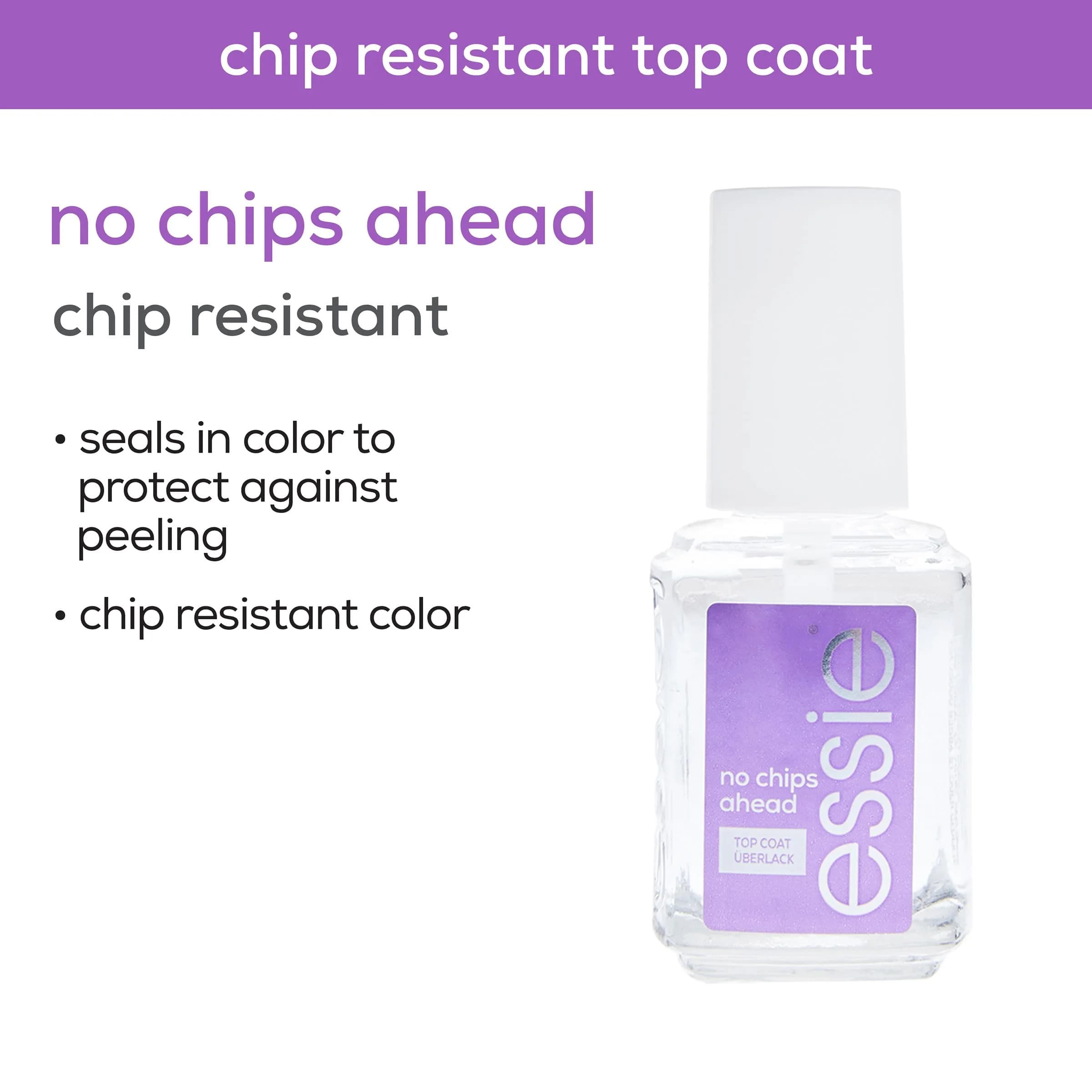 essie No Chips Ahead Top Coat 12ml (0.46 fl oz) | Chip-Resistant Manicure - view 4