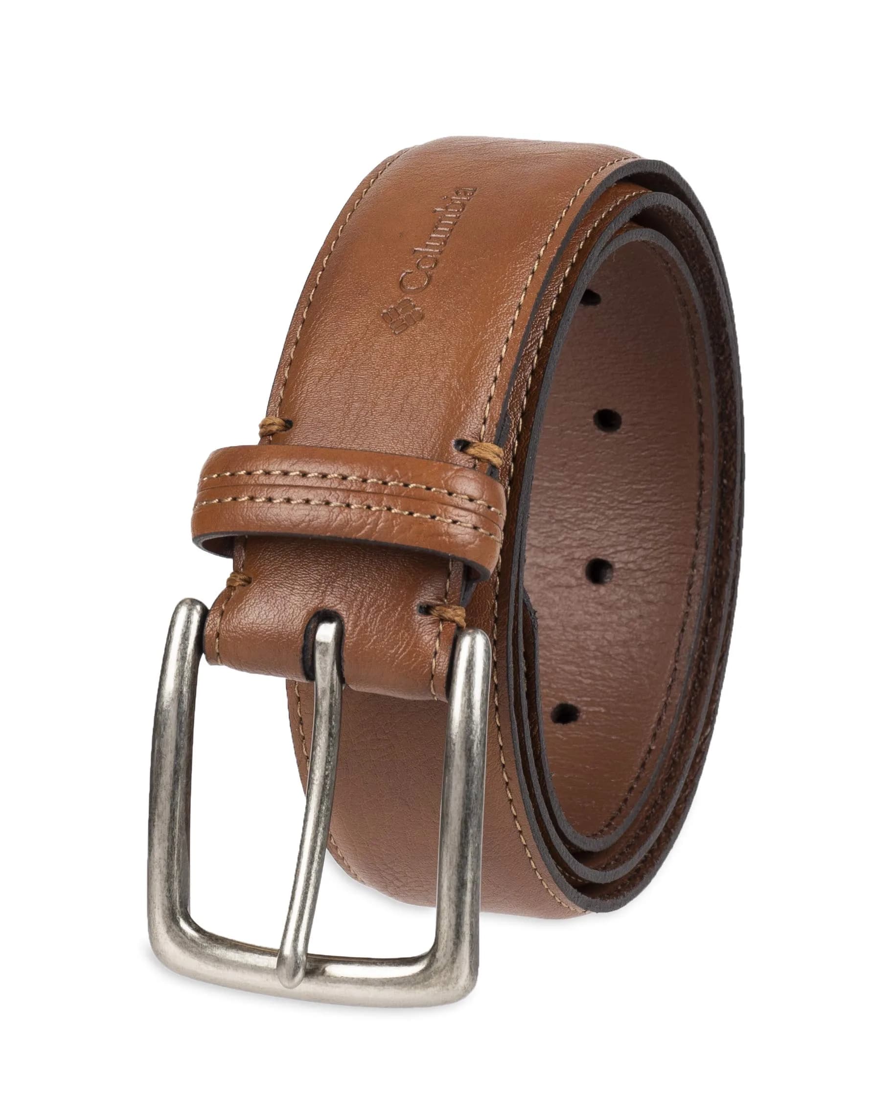Columbia Men's Leather Casual Belt | Classic Design, Adjustable Fit, Durable Leather (38) - main product image