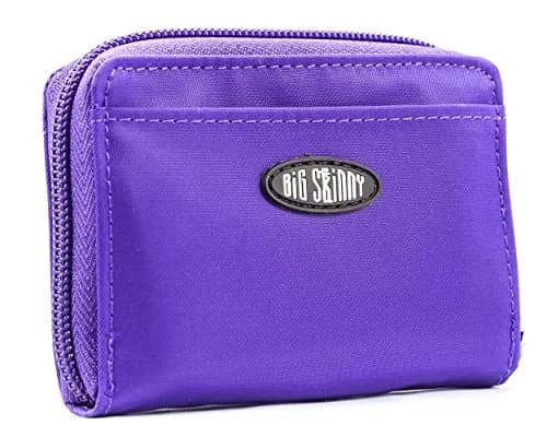 Big Skinny Polka Accordion Card Case Wallet Purple 10.8 cm (4.25 x 2.56 Inch) | Holds Up to 30 Cards thumbnail 4