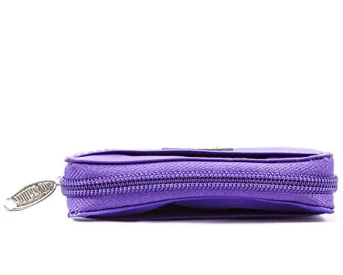 Big Skinny Polka Accordion Card Case Wallet Purple 10.8 cm (4.25 x 2.56 Inch) | Holds Up to 30 Cards thumbnail 8
