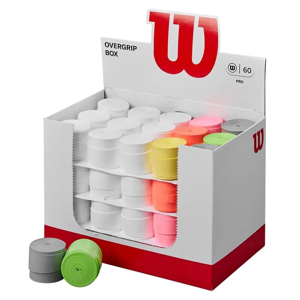 WILSON Sensation Pro Tennis Racquet Over Grip - Vibrant Orange | 3 Grips - main product image