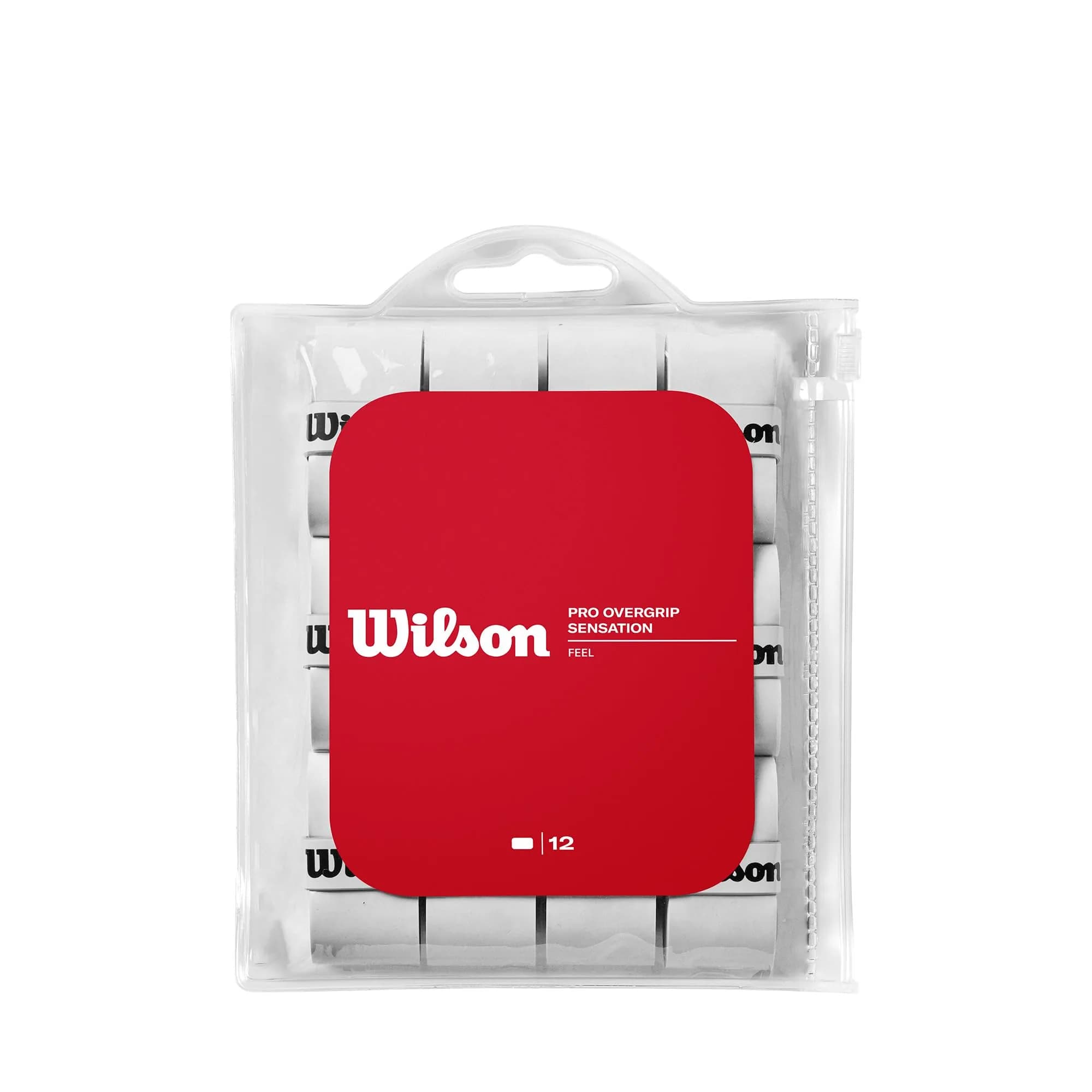 WILSON Sensation Pro Tennis Racquet Over Grip - White | 3 Grips - main product image