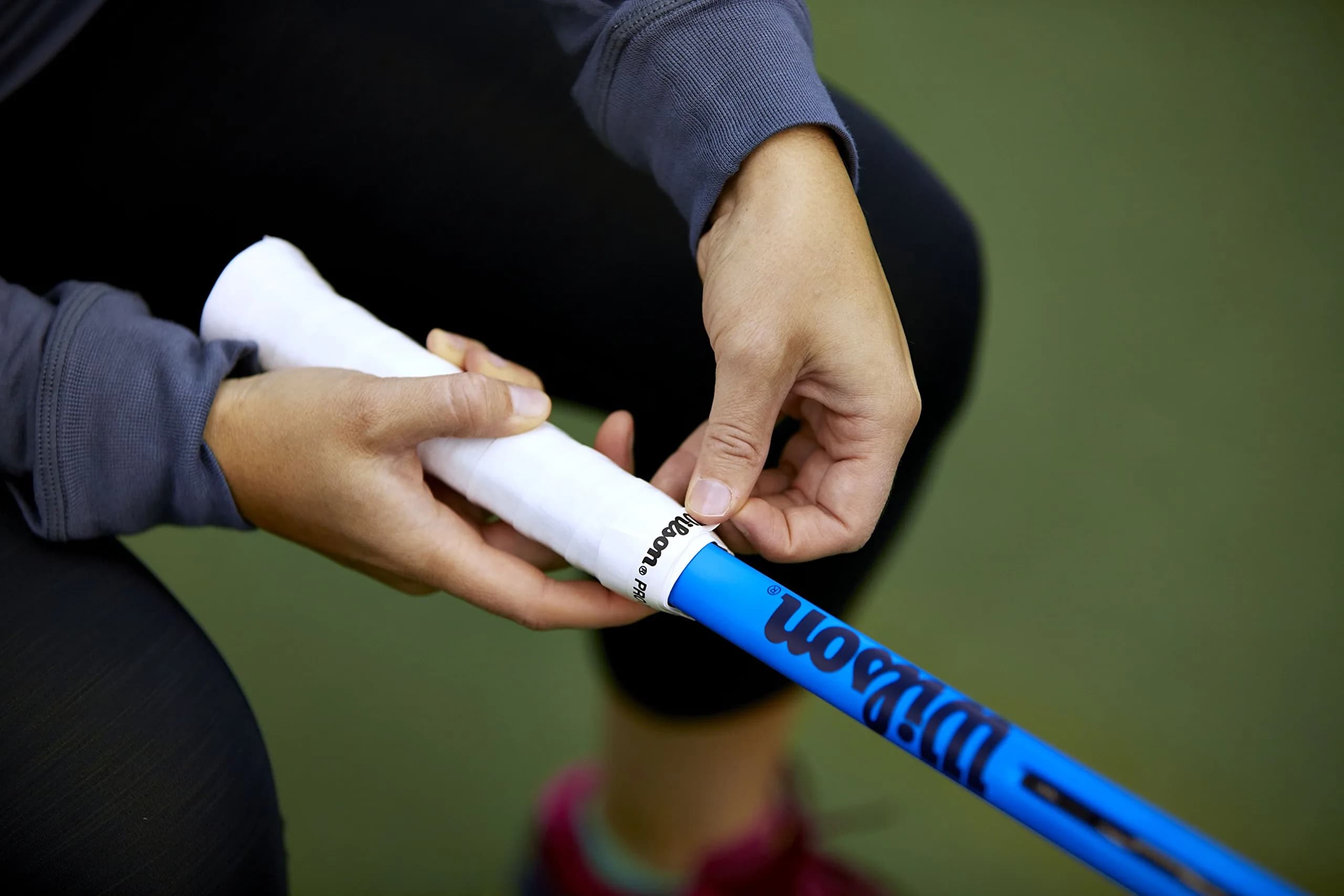 WILSON Sensation Pro Tennis Racquet Over Grip - White | Pack of 3 - view 2