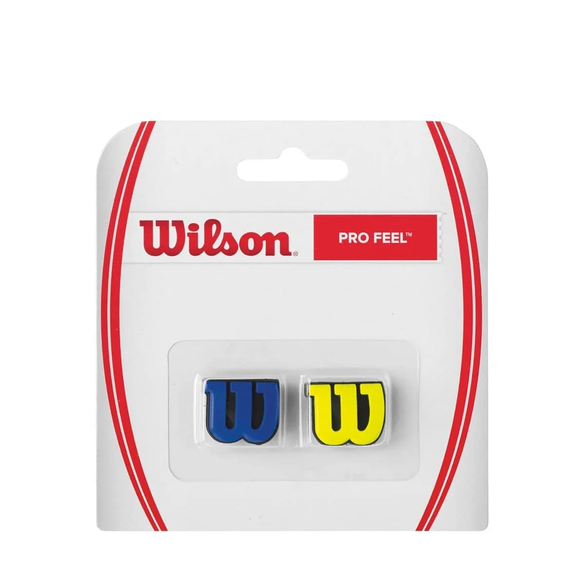 Wilson Profeel Tennis Vibration Dampener Blue/Yellow | Reduces String Shock for All Rackets - main product image