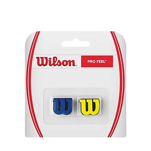 Wilson Profeel Tennis Vibration Dampener Blue/Yellow | Reduces String Shock for All Rackets thumbnail 1