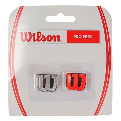 WILSON Profeel Tennis Vibration Dampener, Red/Silver | Reduces String Vibrations for Comfort thumbnail 1