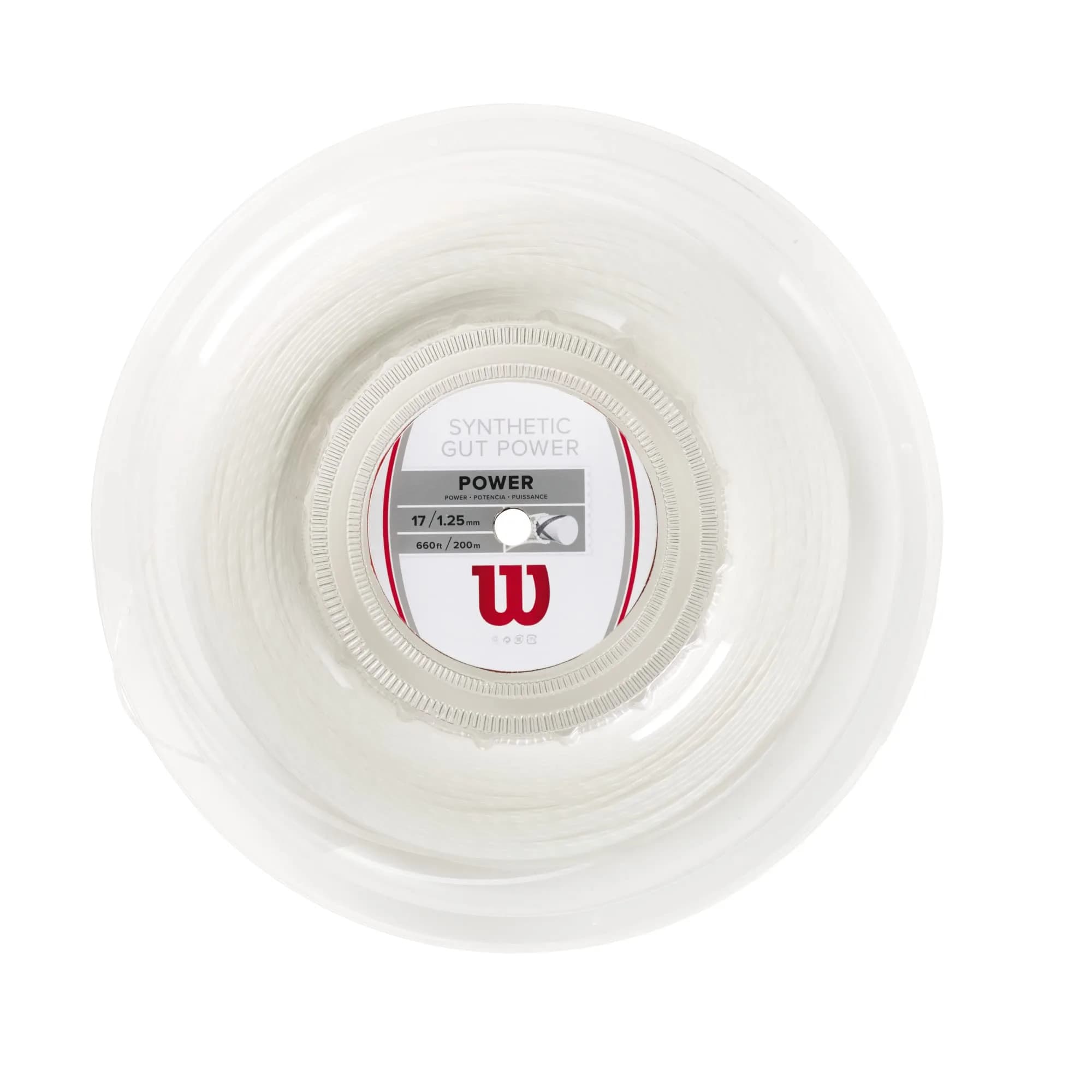 Wilson Synthetic Gut Power 17 Tennis String 17 | Responsive, Durable & Imported from USA