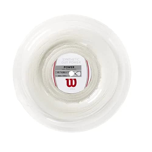 Wilson Synthetic Gut Power 17 Tennis String 17 | Responsive, Durable & Imported from USA thumbnail 1