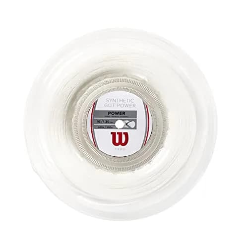 Wilson Synthetic Gut Power 16 Tennis String 660ft Reel | Responsive, Durable & Classic thumbnail 1