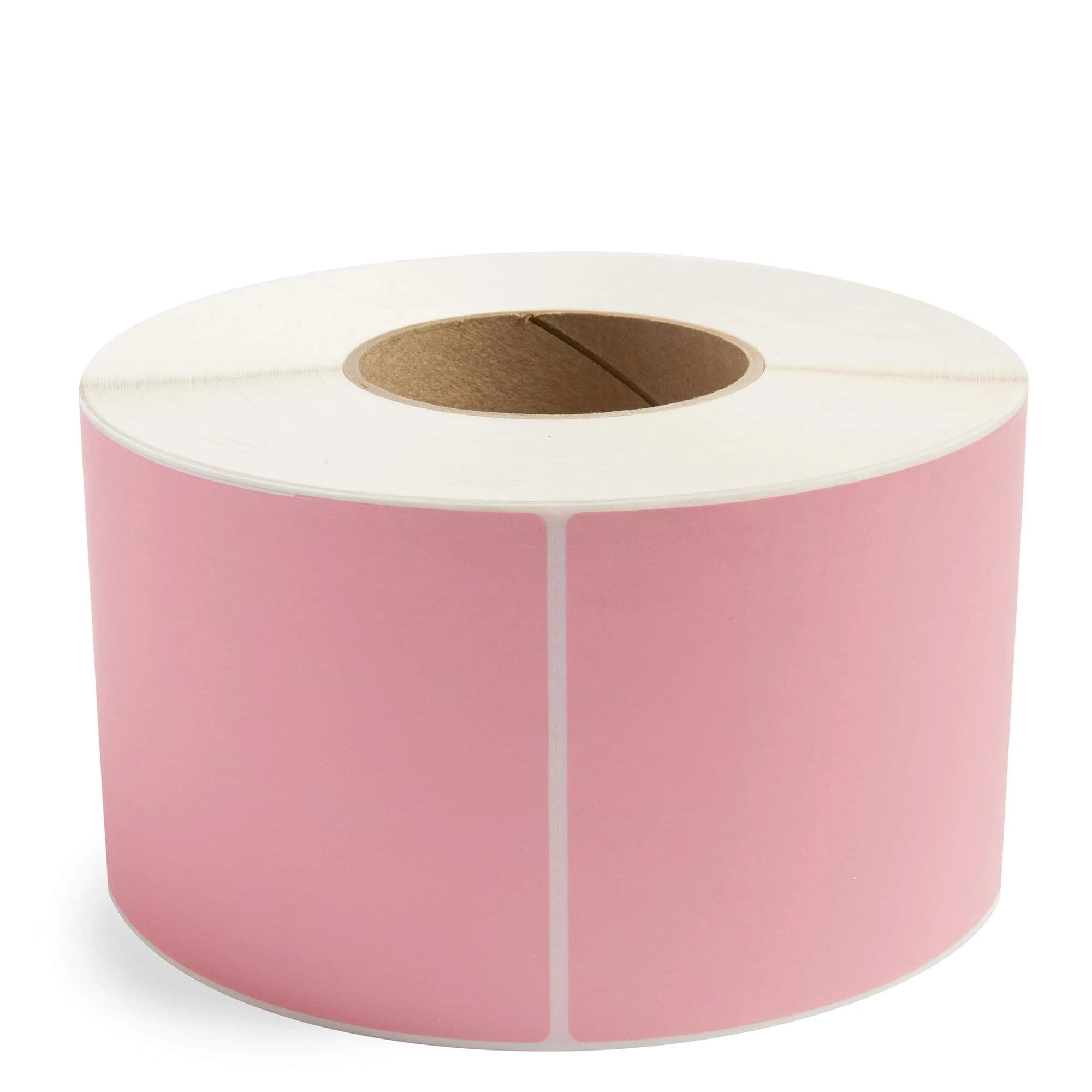 Smith Corona 4x6 Pink Thermal Transfer Labels 1000 Labels/Roll | Industrial Printer Compatible — 4 x 6 inch