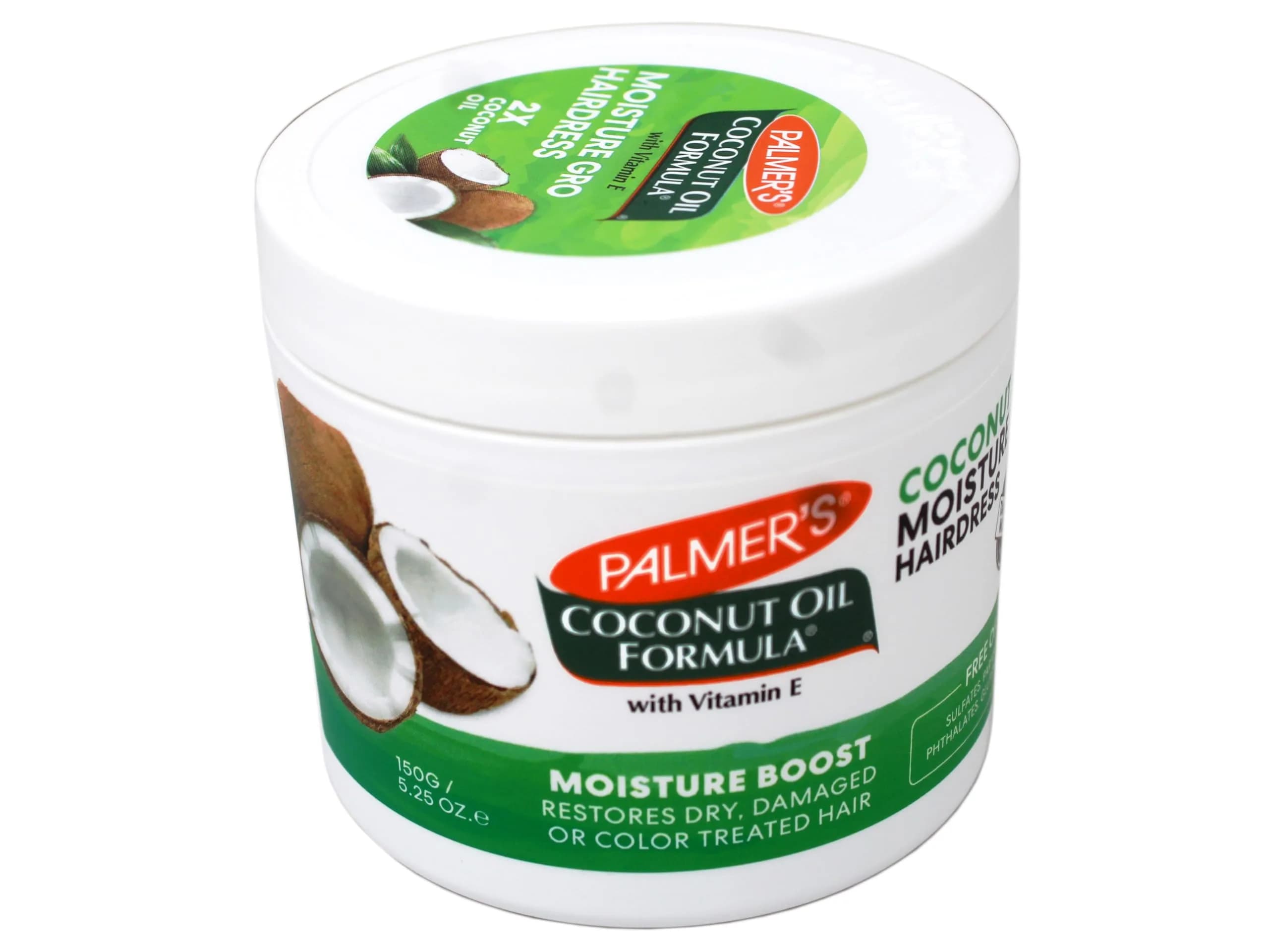 Palmer's Coconut Oil Moisture Gro Hairdress Jar 155ml (5.25 oz) (Pack of 3) | Deep Moisture for Dry, Damaged, Curly, Frizzy Hair - view 3