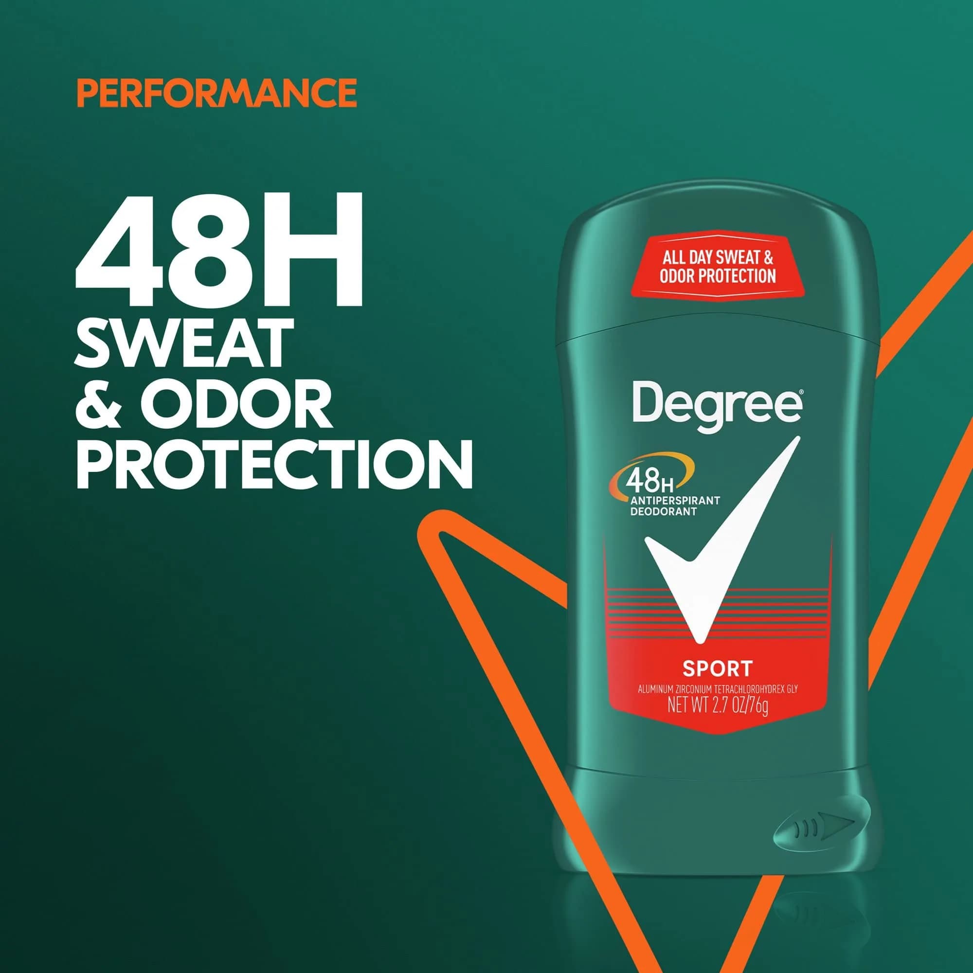 Degree Men's Sport Antiperspirant Deodorant, 2.7 oz, 3 Pack - view 3