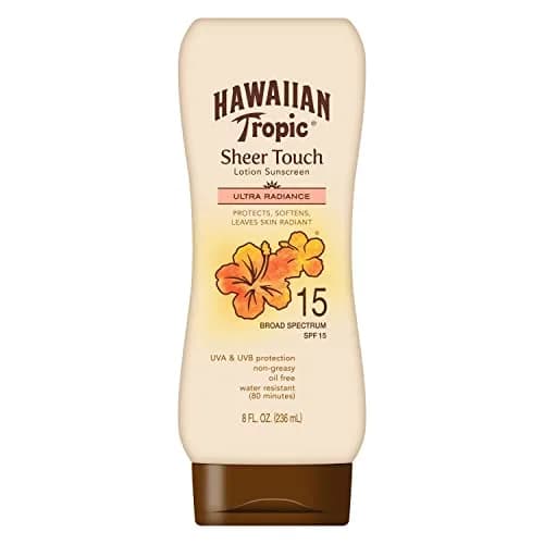 Hawaiian Tropic Sheer Touch SPF 15 Lotion 24 Fl Oz (710ml) | Broad Spectrum UVA/UVB Protection thumbnail 1