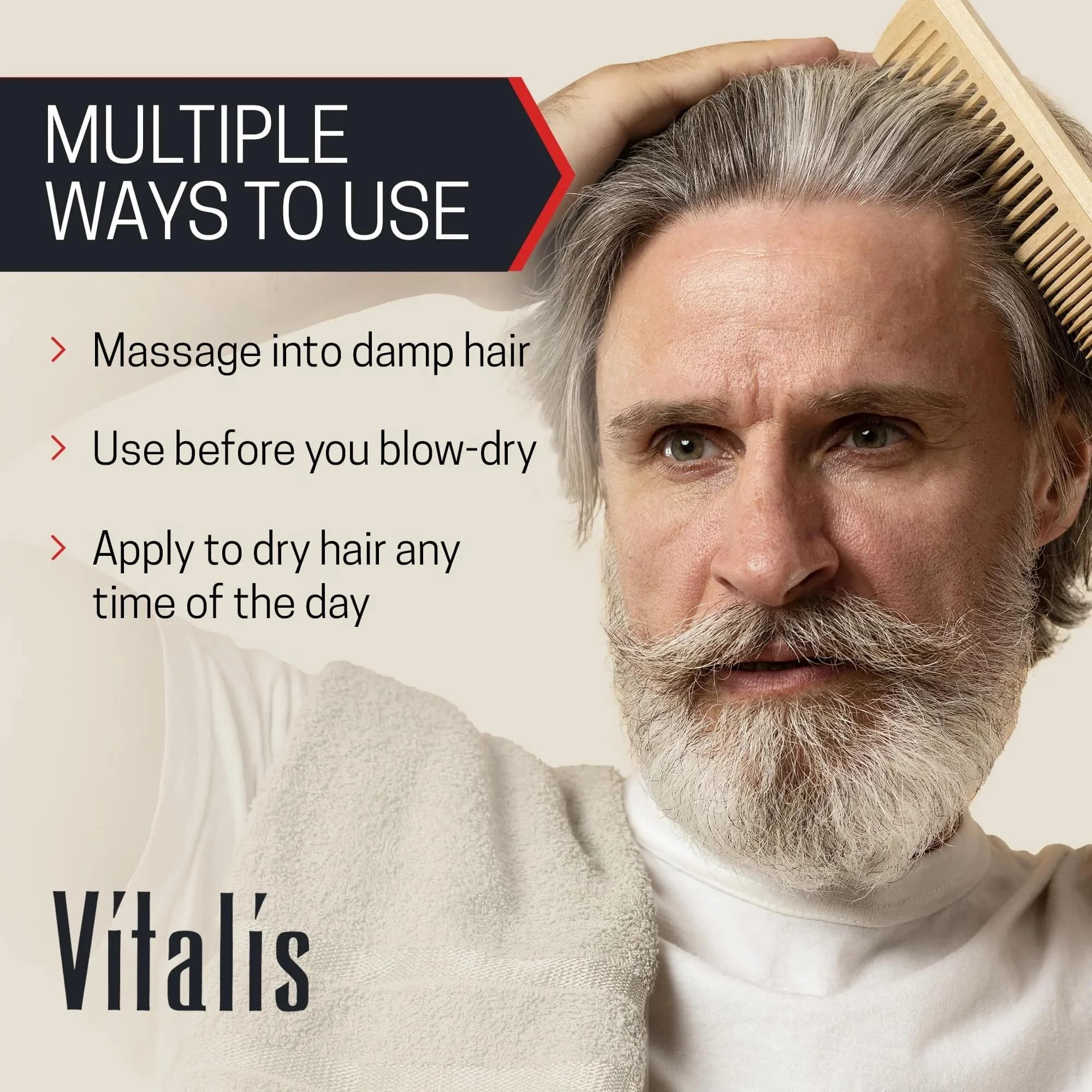 Vitalis Hair Tonic 207ml (7 Fl Oz) Pack of 3 | Classic Grooming Aid for Daily Styling - view 4
