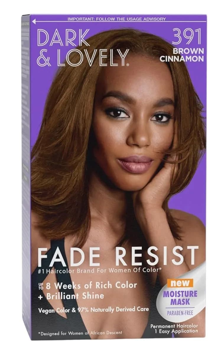 Dark & Lovely Color #391 Brown Cinnamon 1 Count (Pack of 3) | High Reflective Color & Shine