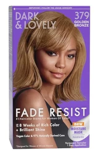 Dark & Lovely Color #379 Golden Bronze 3 Pack | High Reflective Shine & Precise Calibrated Color thumbnail 1