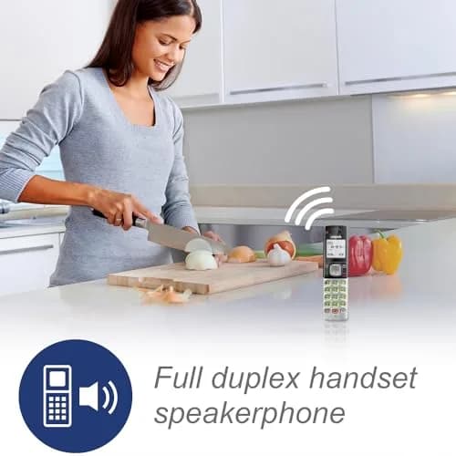 VTech CS6719 DECT 6.0 Cordless Phone with Caller ID/Call Waiting, 1 Handset Silver/Black | Full Duplex Speakerphone thumbnail 6