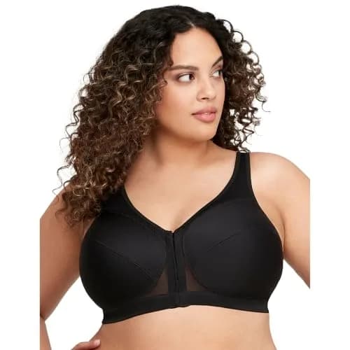 Glamorise Plus Size MagicLift Posture Support Bra 44DD | Wirefree, Front Closure, Posture Back thumbnail 8
