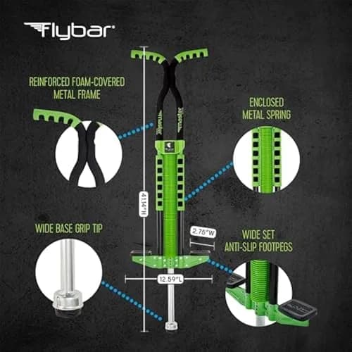 Flybar Master Pogo Stick for Kids Ages 9+, 80–160 lbs (36–73 kg) | ASTM-Tested for Active Exercise thumbnail 5