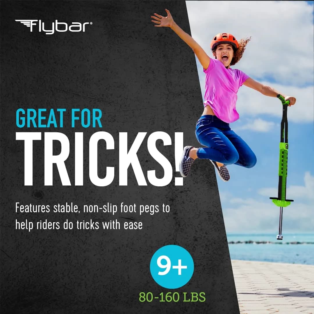 Flybar Master Pogo Stick for Kids Ages 9+, 80–160 lbs (36–73 kg) | ASTM-Tested for Active Exercise - view 3