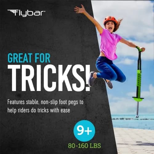 Flybar Master Pogo Stick for Kids Ages 9+, 80–160 lbs (36–73 kg) | ASTM-Tested for Active Exercise thumbnail 3
