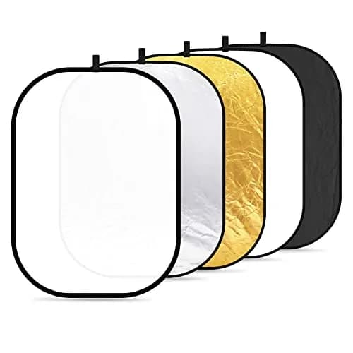 NEEWER 59"x79"/150x200cm Light Reflectors for Photography, Portable 5 in 1 thumbnail 1