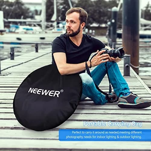 NEEWER 59"x79"/150x200cm Light Reflectors for Photography, Portable 5 in 1 thumbnail 6