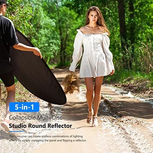 NEEWER 40"x60"/100x150cm Light Reflectors for Photography | Oval, Multi-Color Studio Reflector thumbnail 5