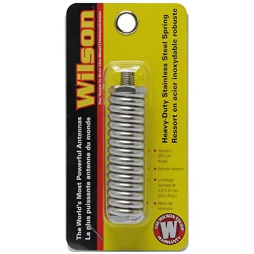 Wilson Heavy Duty Stainless Steel CB Antenna Spring | Reduces Vibration, Fits Up to 5' Fiberglass Antennas thumbnail 3