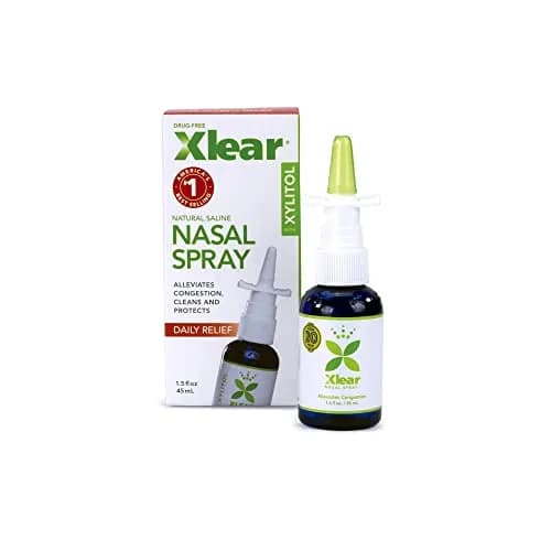 Xlear Natural Nasal Spray with Xylitol, 1.5 fl oz (44ml) (2-Pack) | Cleanses & Moisturizes Nasal Passages thumbnail 1