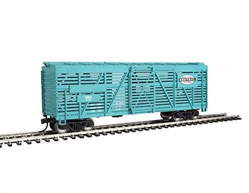 Walthers Trainline HO Scale Stock Car 40' Jade Green | Ready-to-Run Model Railroad Freight Car thumbnail 2