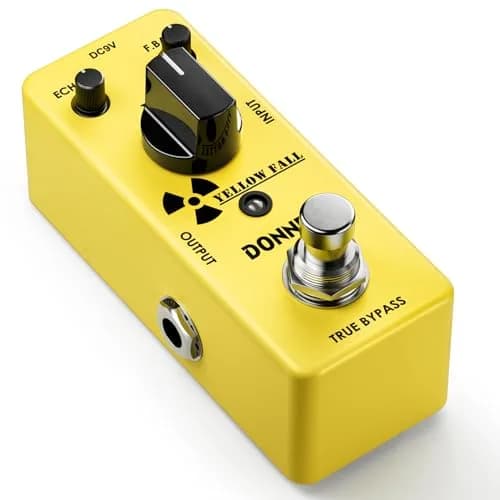 Donner Guitar Delay Pedal Yellow Fall | Vintage Analog Delay, True Bypass, Compact 9V Effect Pedal thumbnail 1