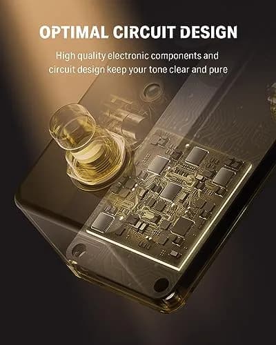 Donner Guitar Delay Pedal Yellow Fall | Vintage Analog Delay, True Bypass, Compact 9V Effect Pedal thumbnail 4