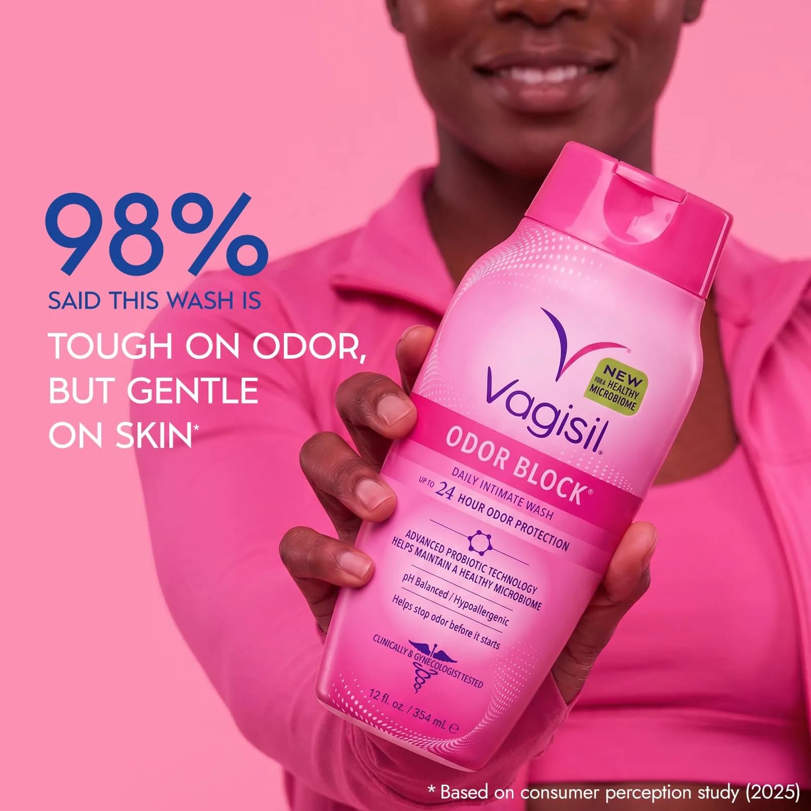 Vagisil Odor Block Feminine Wash for Intimate Area Hygiene, 12 oz (Pack of 1) - view 3