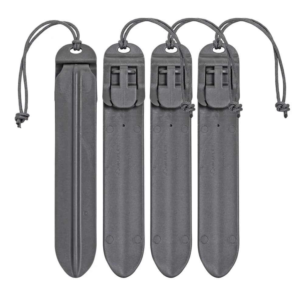 VANQUEST 5" MOLLE Sticks (4 Pack) Wolf Gray | Quick-Release PALS Webbing Attachments