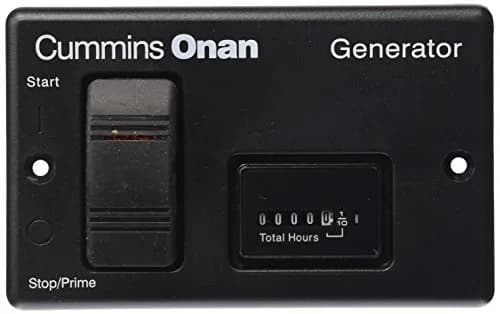 Cummins Onan 300-5332 Remote Switch and Hour Meter | Gas & LPG Generator Compatible thumbnail 1