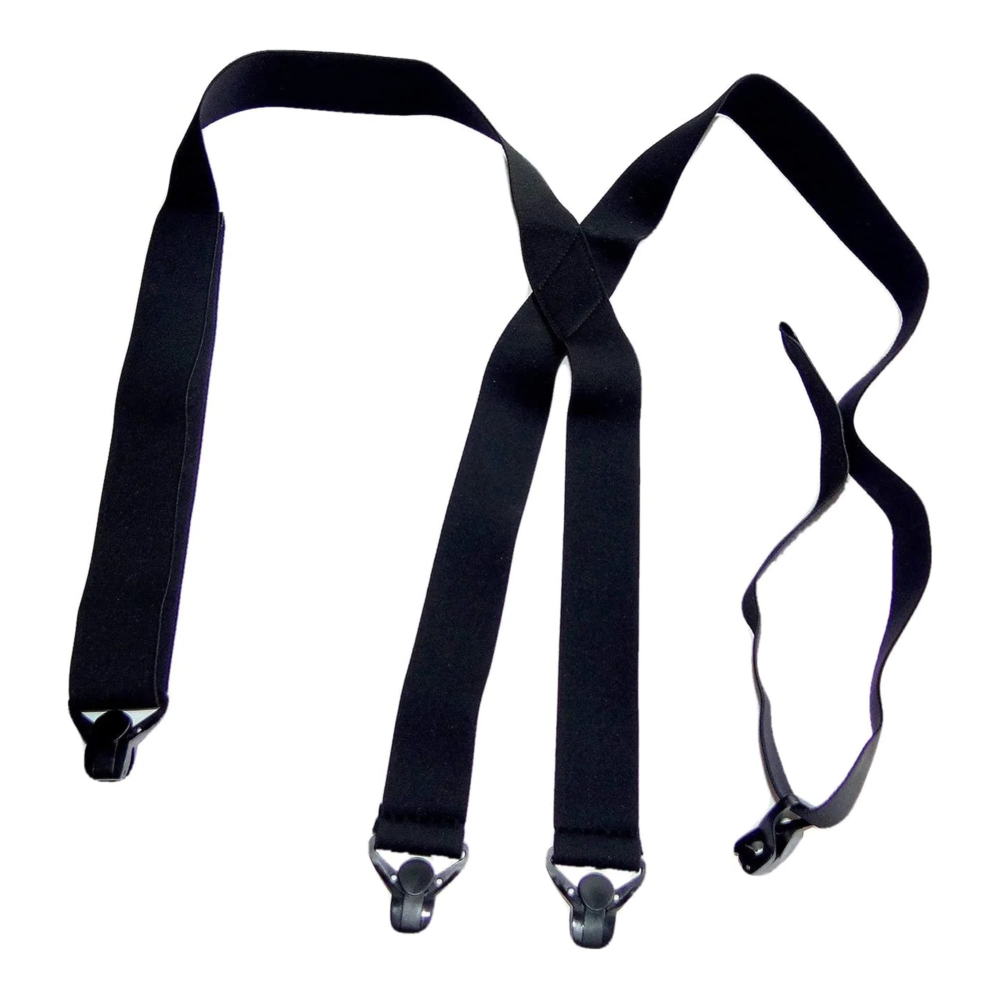 Hold-Up Tan XL 1.5-Inch X-Back Under-Ups Suspenders with Gripper Clasps — Tan 2"