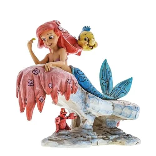 Enesco Disney Traditions Ariel 25th Anniversary Figurine 6.25” | Handcrafted Resin Collectible thumbnail 3